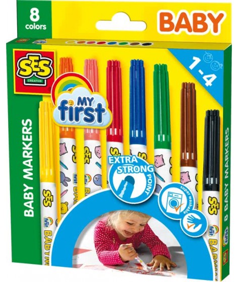 Ses Baby Markers - 8 Kleuren