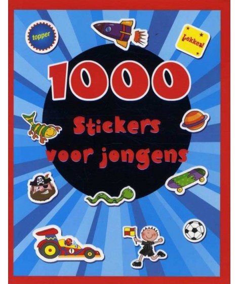 1000 stickers voor jongens