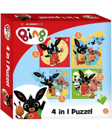 Bambolino Toys - Bing 4 in 1 puzzelset