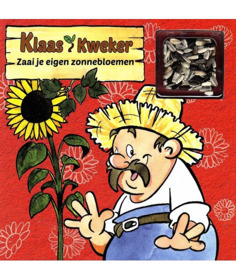 Klaas Kweker Zonnebloem+zaadjes