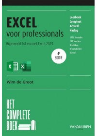 Het complete boek Excel voor professionals, 4e editie