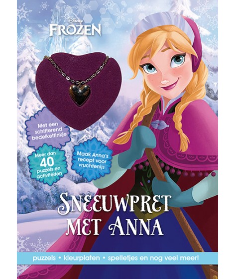 D Frozen Sneeuwpret Anna+ketting