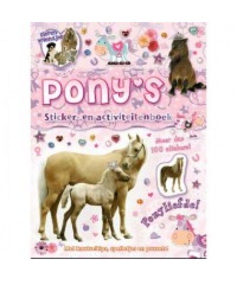 Dierenvriendjes stickerboek pony's