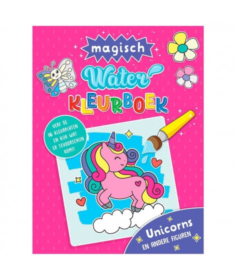 Waterkleurboek Unicorns en andere figuren
