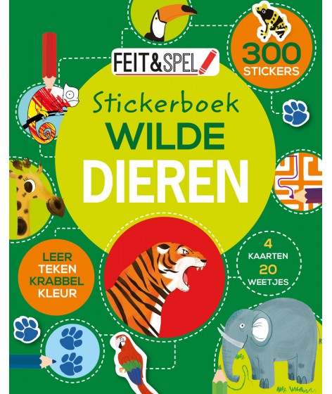 Wilde dieren - stickerboek