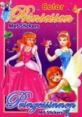 Color-Prinsessen met stickers